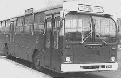 IKARUS 190 bei der Linienerprobung in Budapest