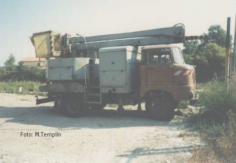 Damals wie heute selten W 50 mit Montagemast